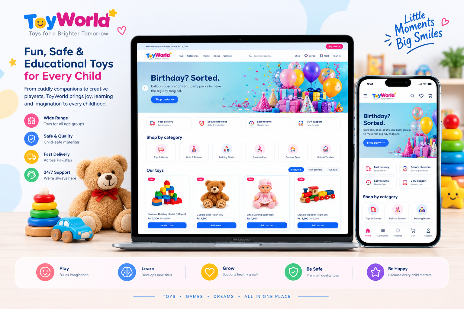 Toys & Kids E-Commerce Store